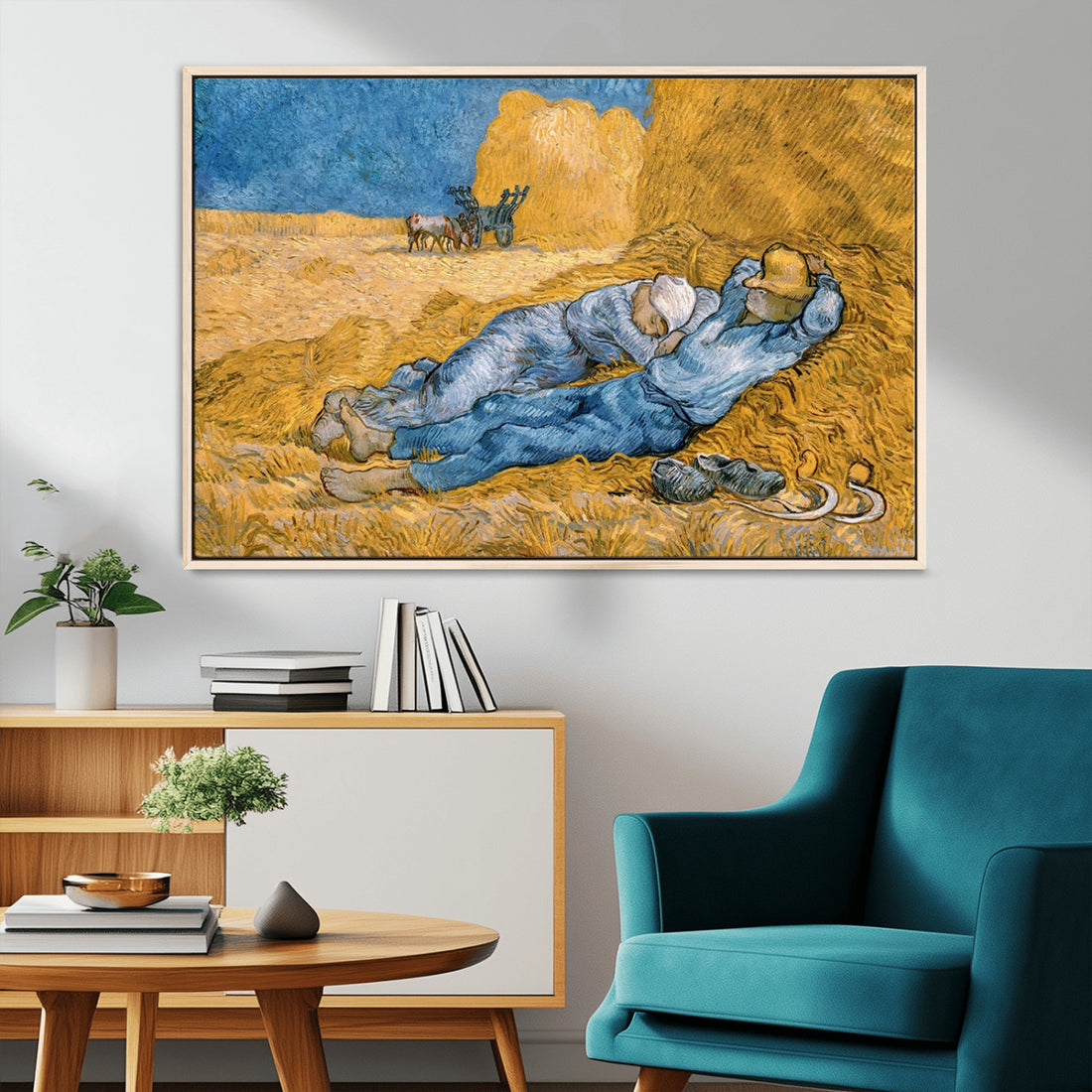 Master Artist Vincent Van Gogh Nature Wilderness Illustration Fine Art Canvas Print