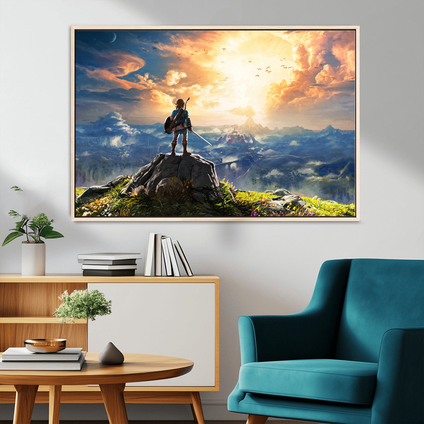 MGV-FC-36X24 - Legend of Zelda Breath of the Wild Game Wall Art Canvas, Legend of Zelda Canvas Print
