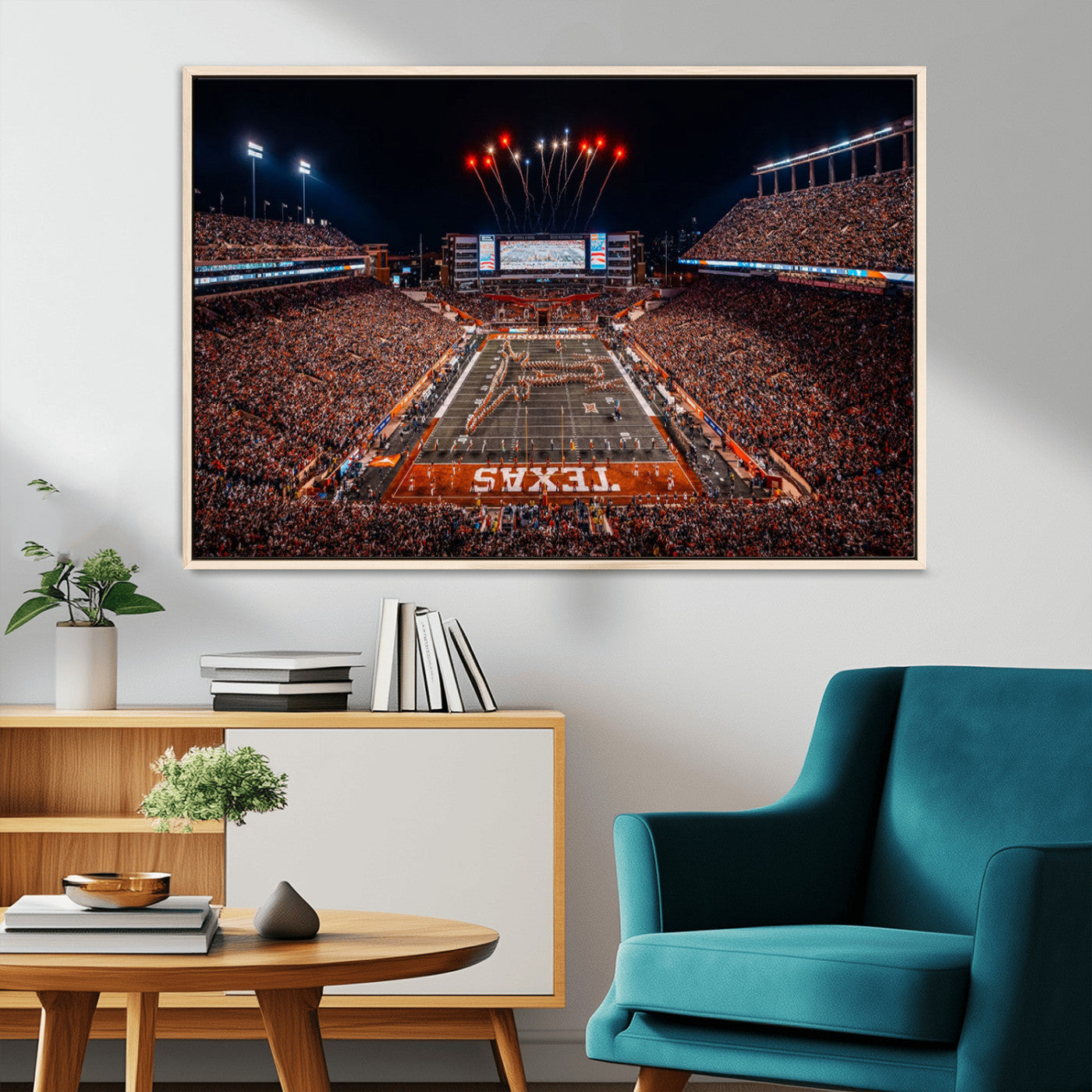 MGV-FC-36X24 - Texas Memorial Stadium Wall Art Canvas Print