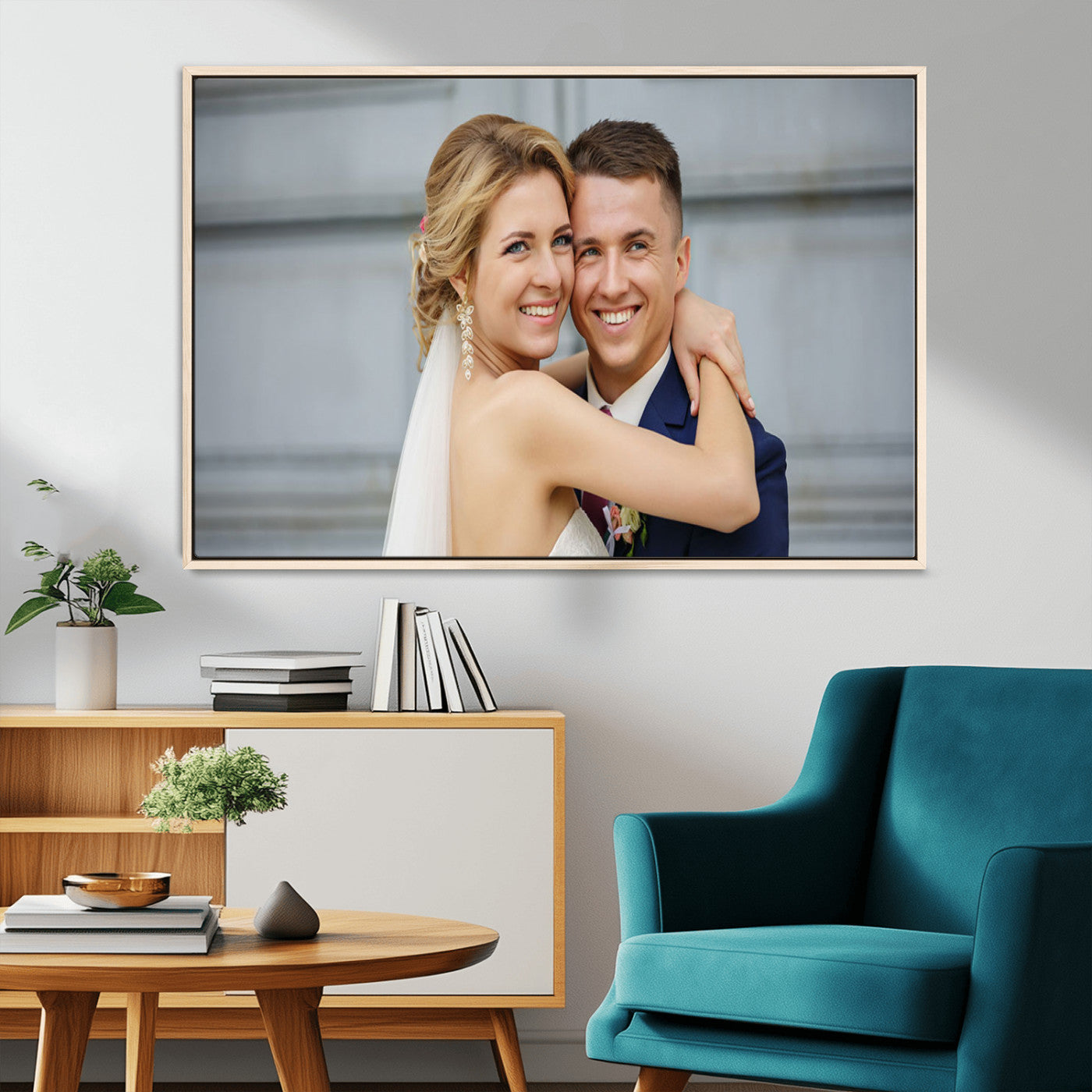 MGV-FC-36X24 - Create Your Own Photo Framed Canvas Print - Custom Personalized Wall Art Print for Gift