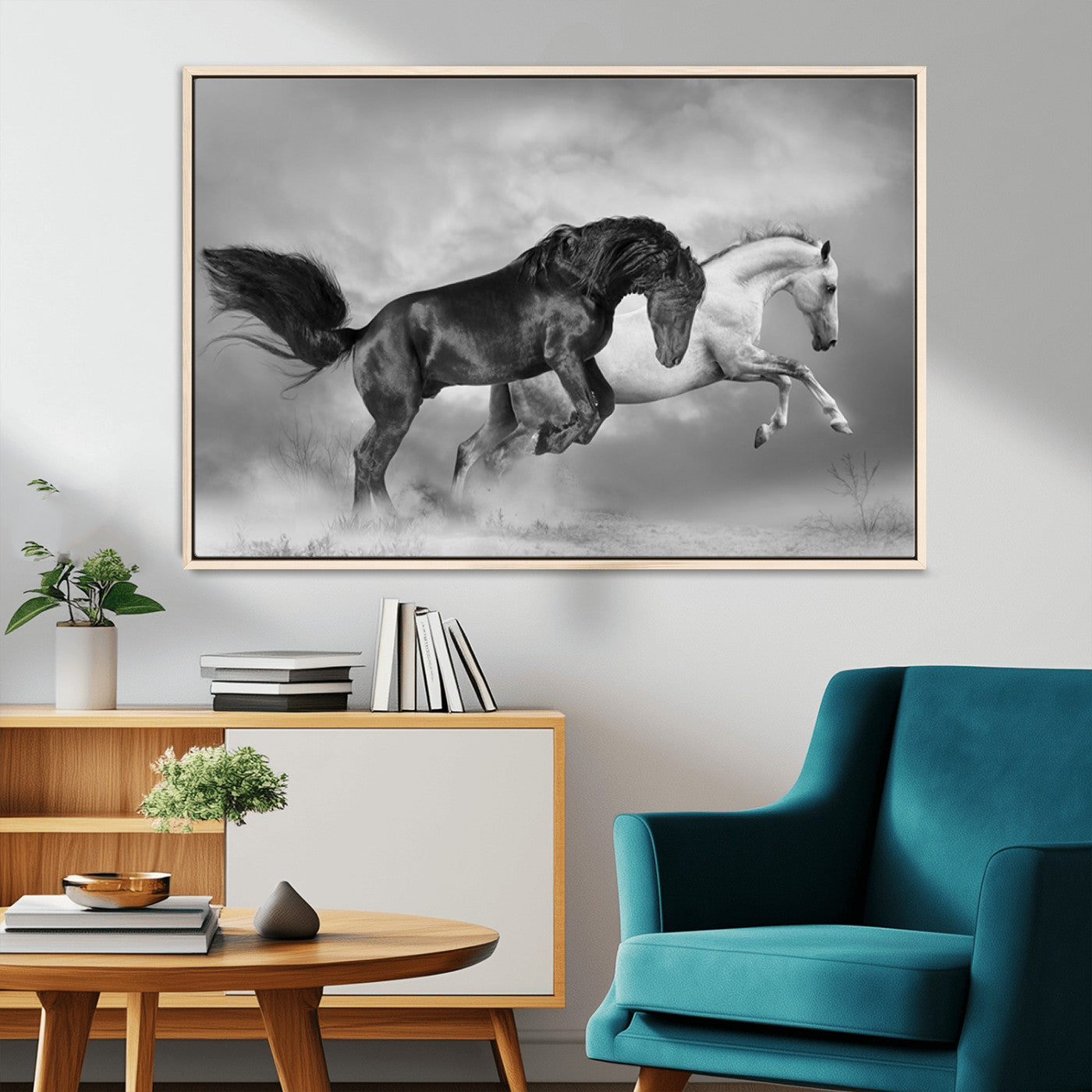 MGV-FC-36X24 - Wild Horses Wall Art Canvas Print