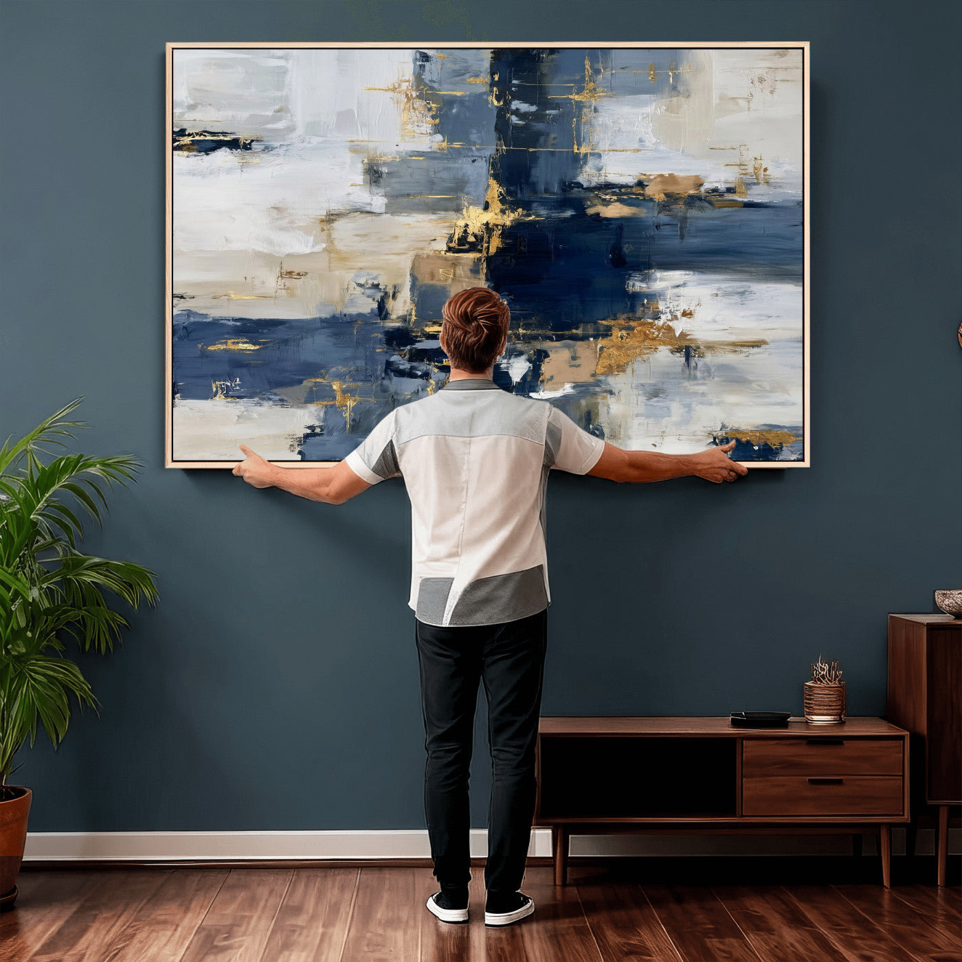 57128767-MGV-CV-36X24 - Abstract Wall Art Canvas Print