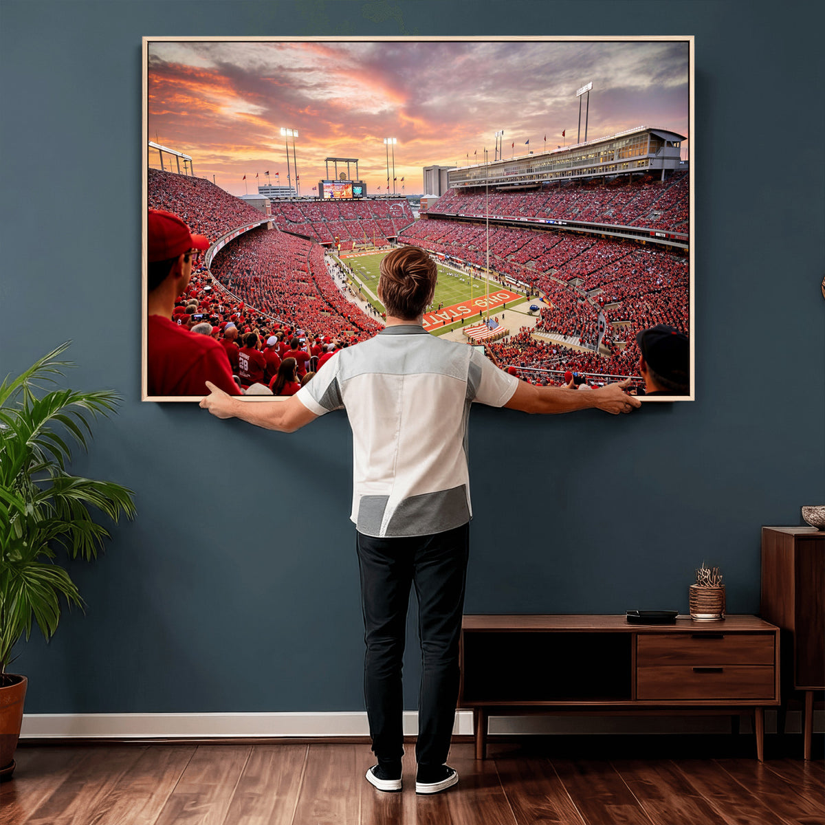 94754966-MGV-CV-36X24 - Stadium Wall Art Canvas Print