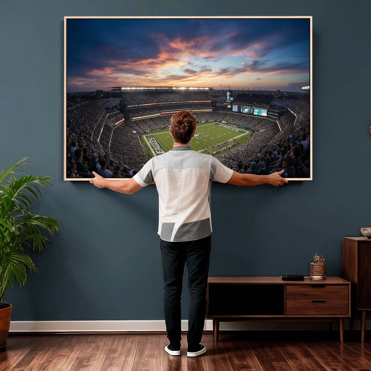 59208973-MGV-CV-36X24 - Stadium Wall Art Canvas Print