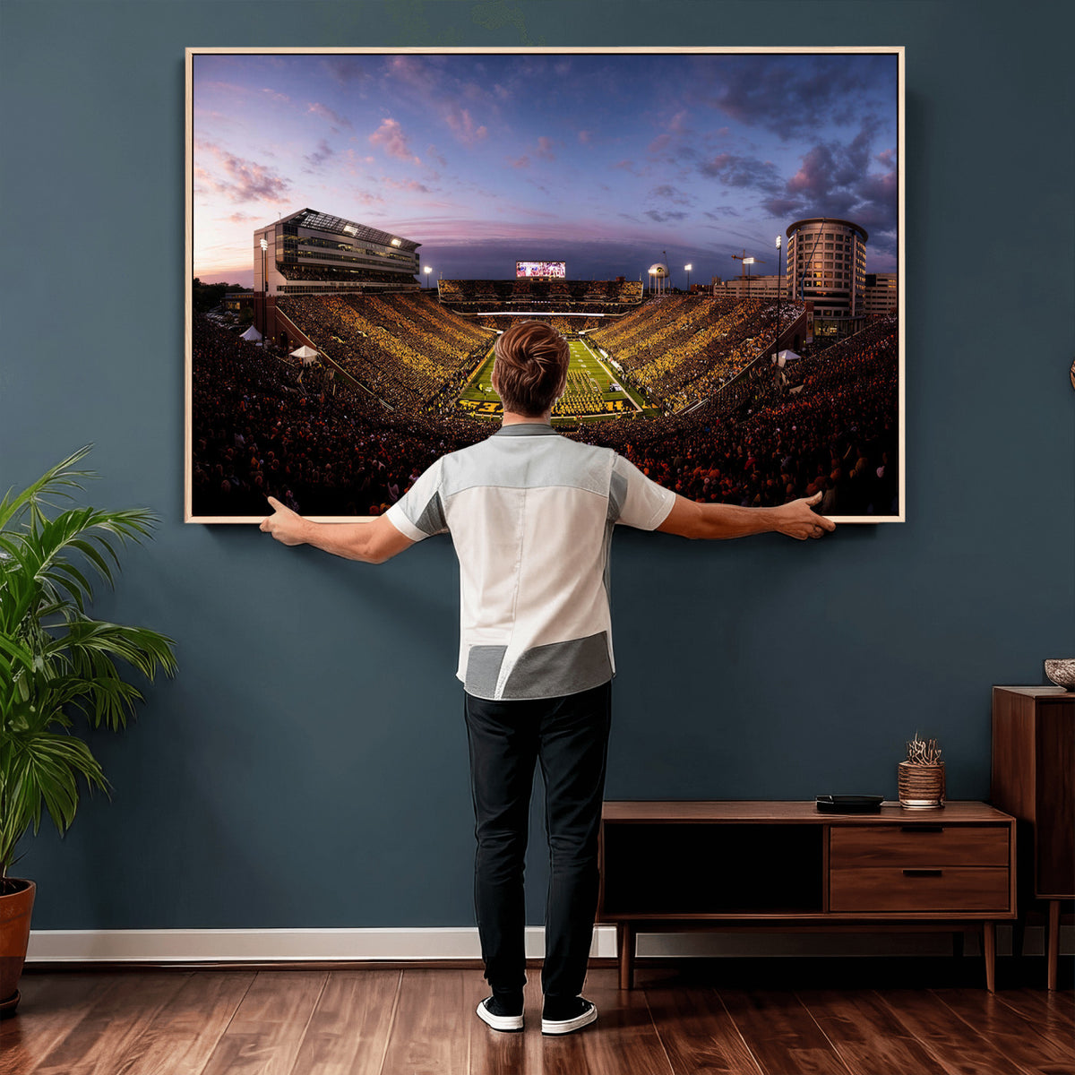 49683861-MGV-CV-36X24 - Stadium Wall Art Canvas Print