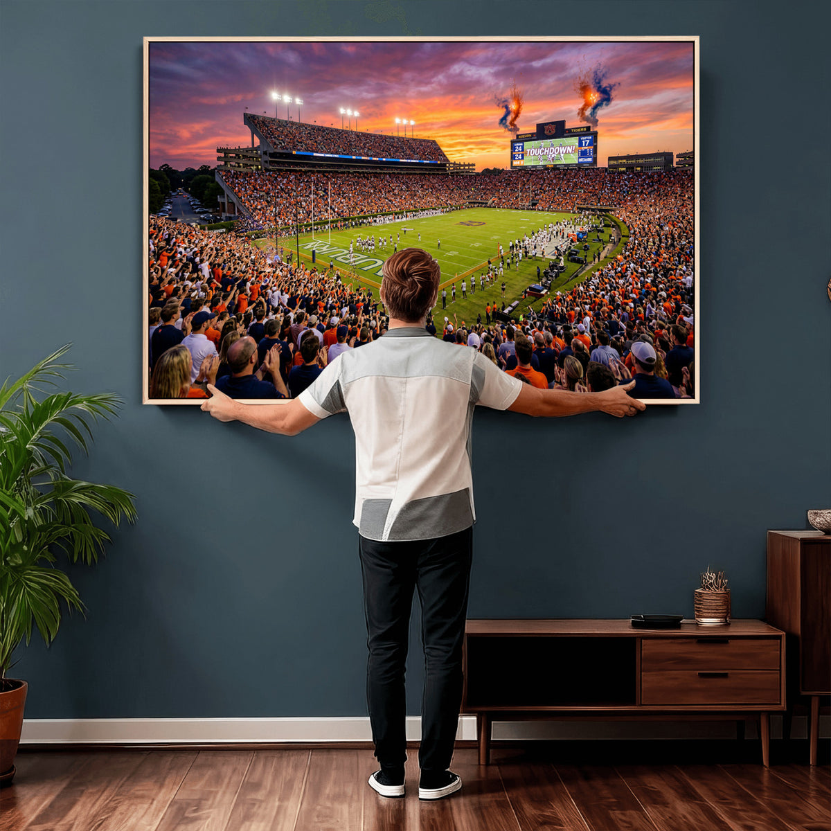 77756715-MGV-CV-36X24 - Stadium Wall Art Canvas Print