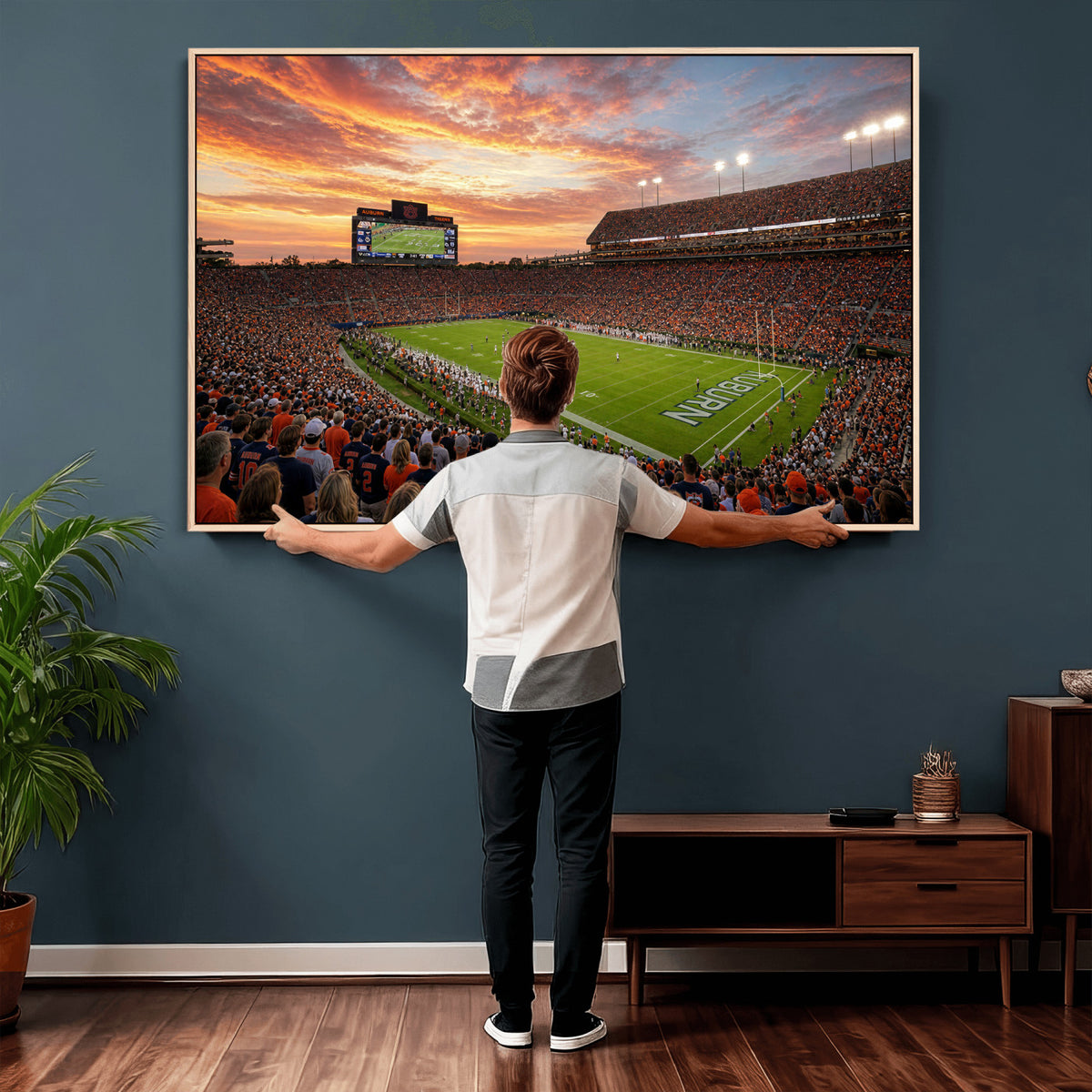 28631591-MGV-CV-36X24 - Stadium Wall Art Canvas Print