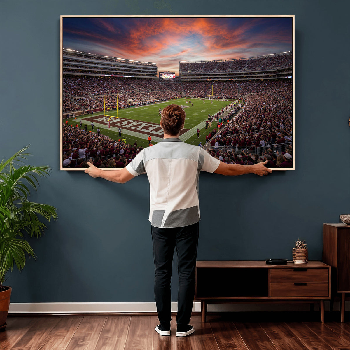 44328991-MGV-CV-36X24 - Stadium Wall Art Canvas Print