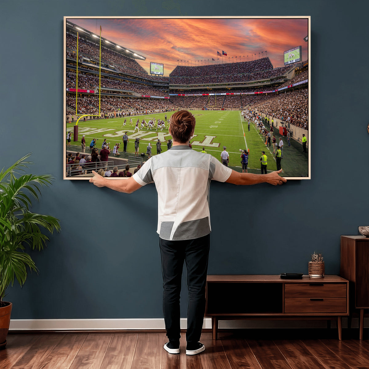 80055809-MGV-CV-36X24 - Stadium Wall Art Canvas Print