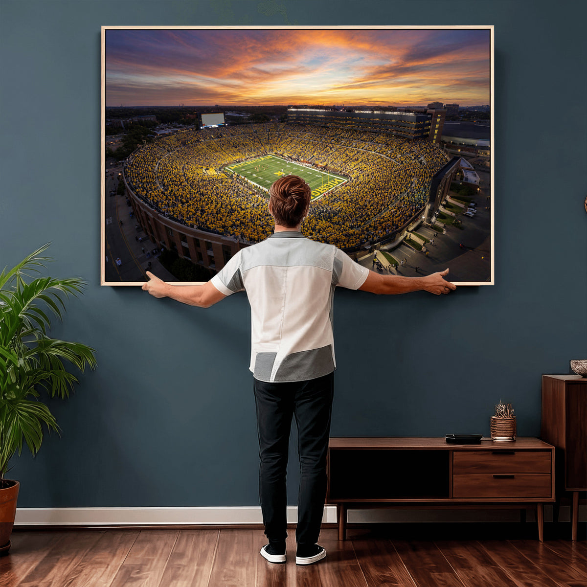 64902586-MGV-CV-36X24 - Stadium Wall Art Canvas Print