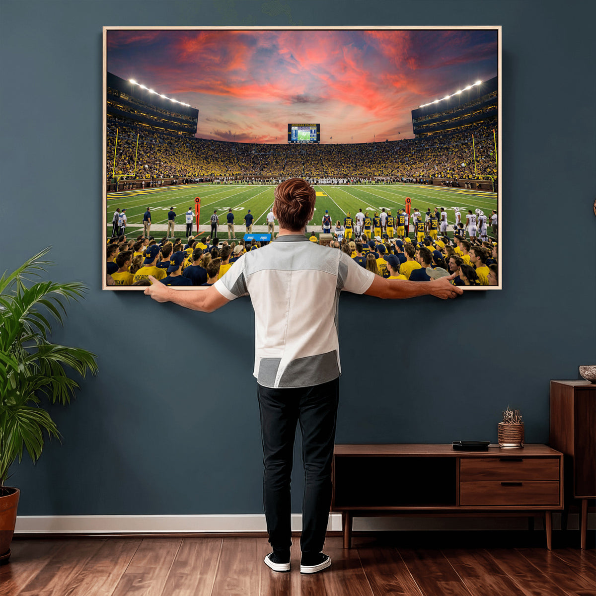 47185949-MGV-CV-36X24 - Stadium Wall Art Canvas Print