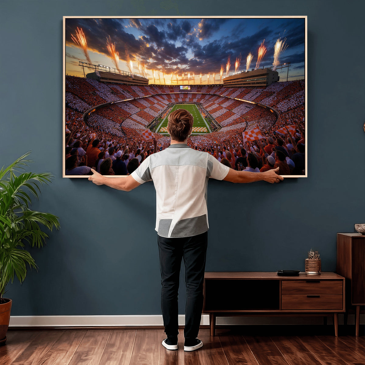 29672818-MGV-CV-36X24 - Stadium Wall Art Canvas Print