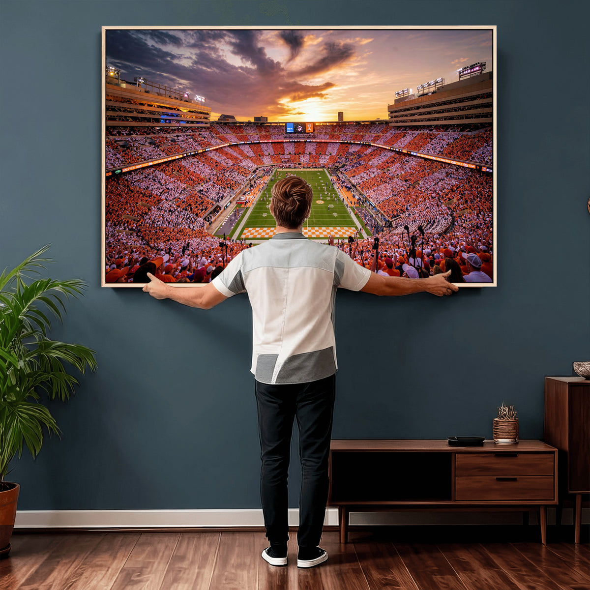 68184875-MGV-CV-36X24 - Stadium Wall Art Canvas Print