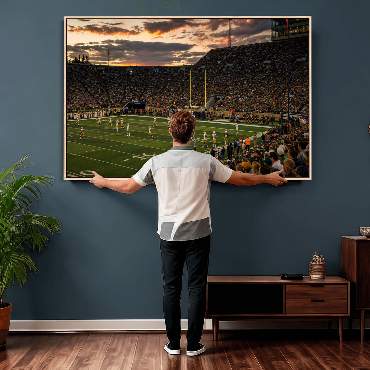 17703678-MGV-CV-36X24 - Stadium Wall Art Canvas Print
