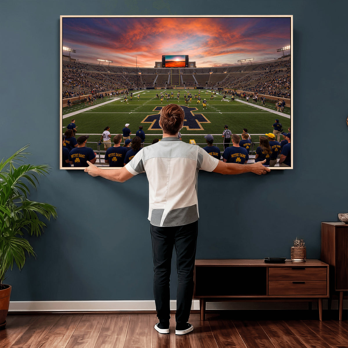 75411323-MGV-CV-36X24 - Stadium Wall Art Canvas Print