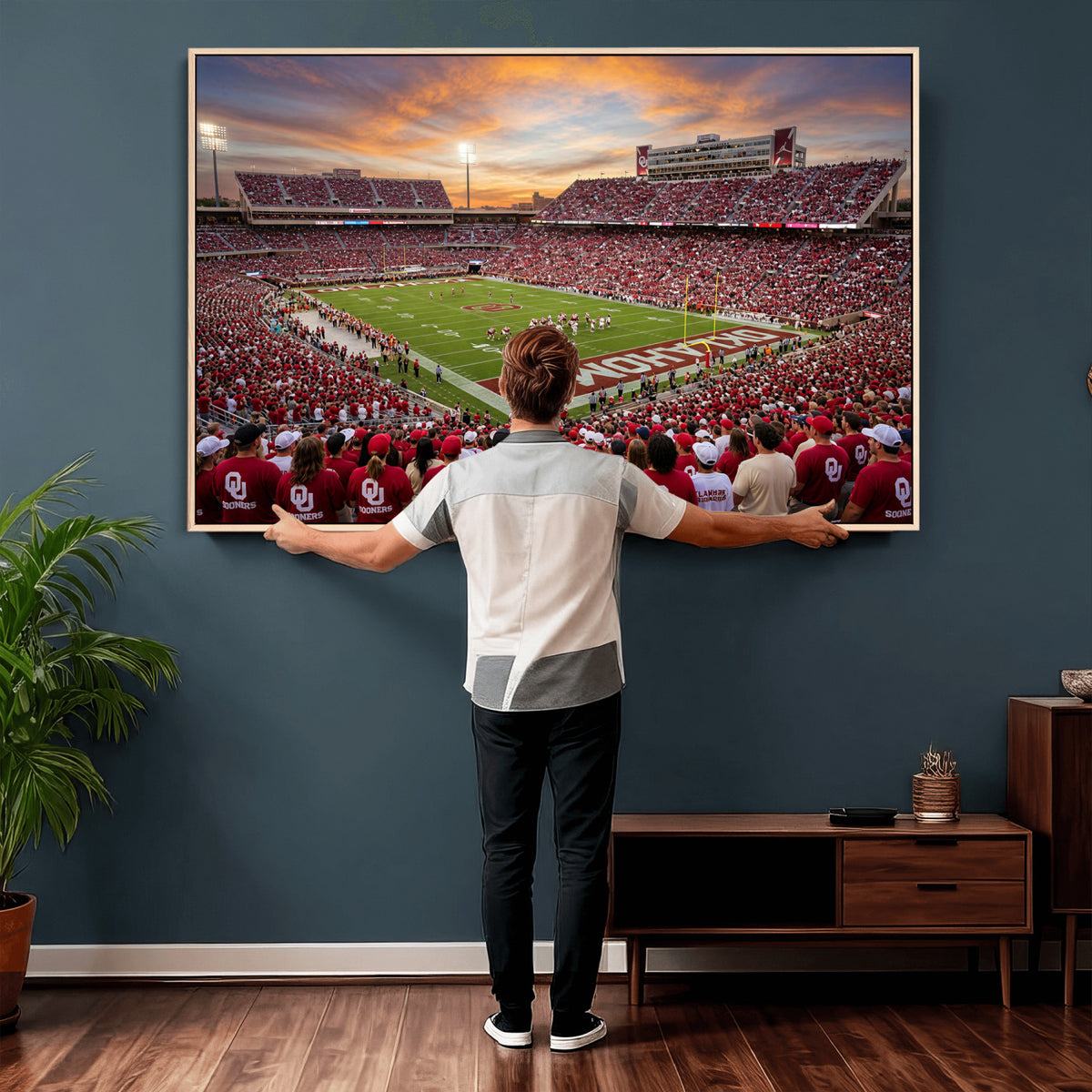 92718741-MGV-CV-36X24 - Stadium Wall Art Canvas Print
