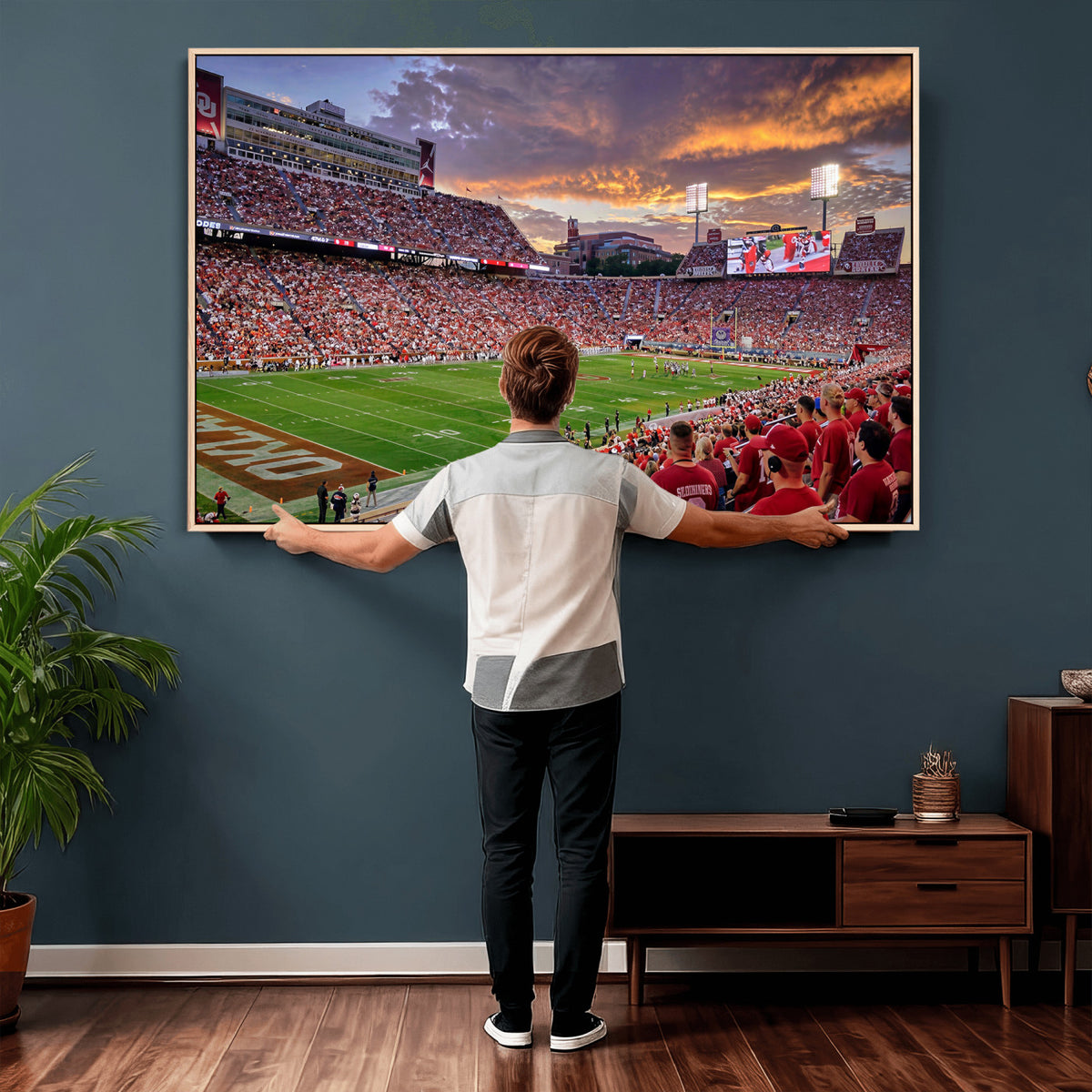 47794729-MGV-CV-36X24 - Stadium Wall Art Canvas Print