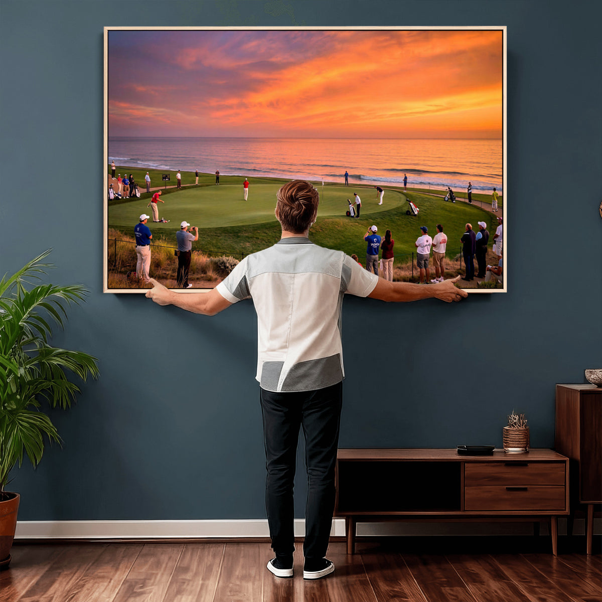 57561775-MGV-CV-36X24 - Stadium Wall Art Canvas Print