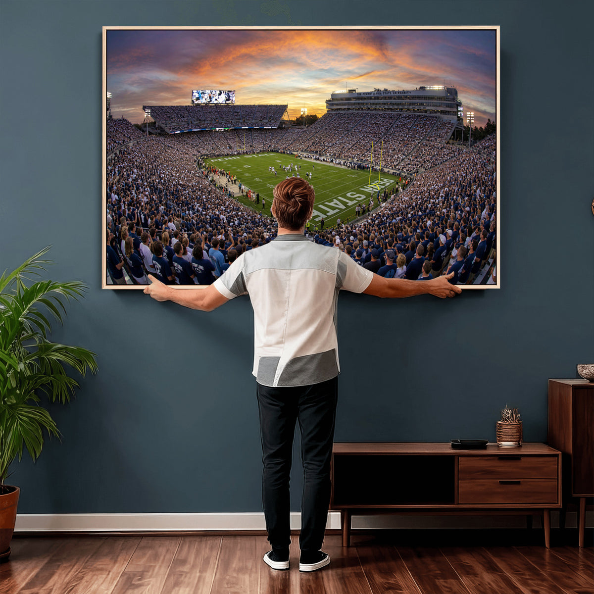 29008668-MGV-CV-36X24 - Stadium Wall Art Canvas Print