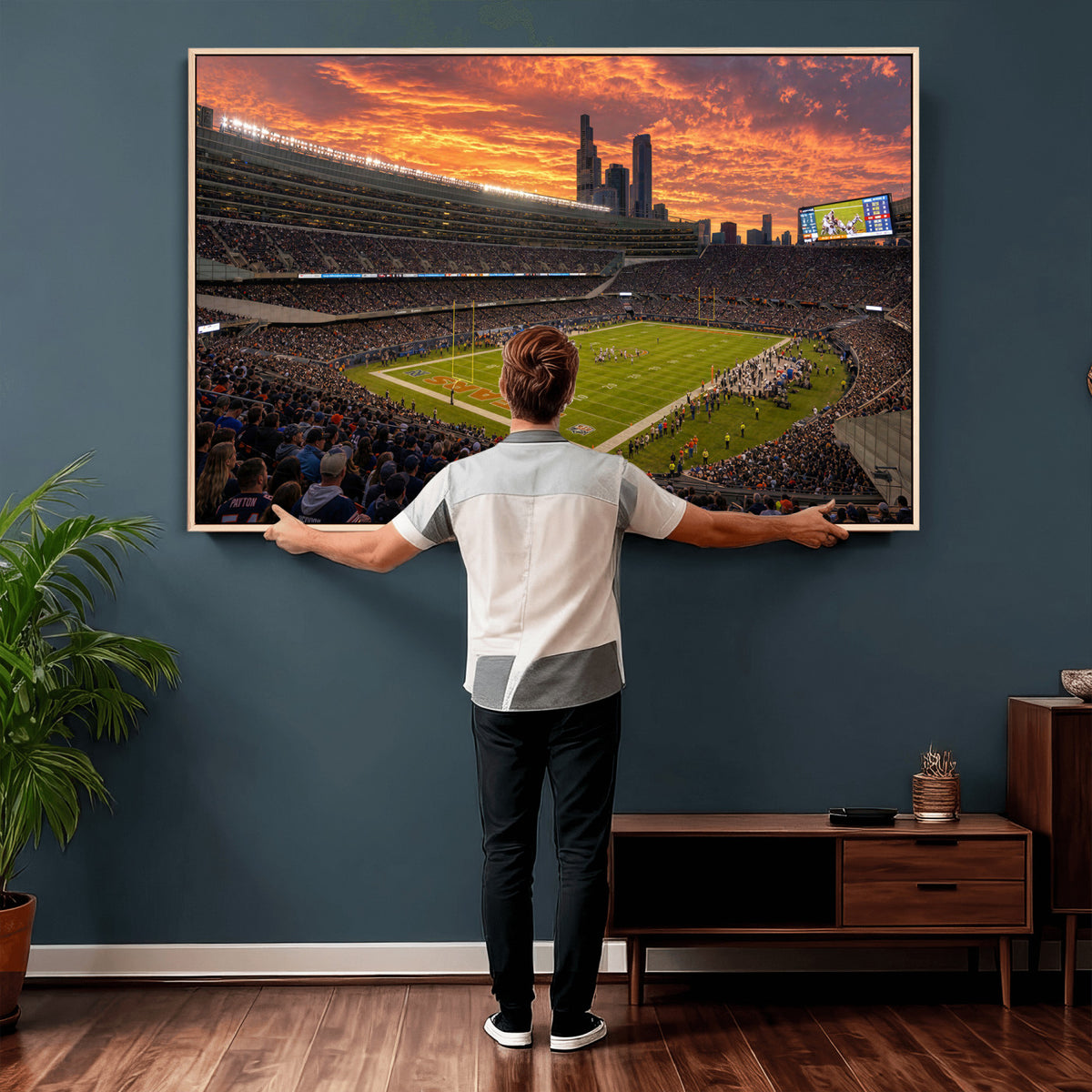 25159364-MGV-CV-36X24 - Stadium Wall Art Canvas Print