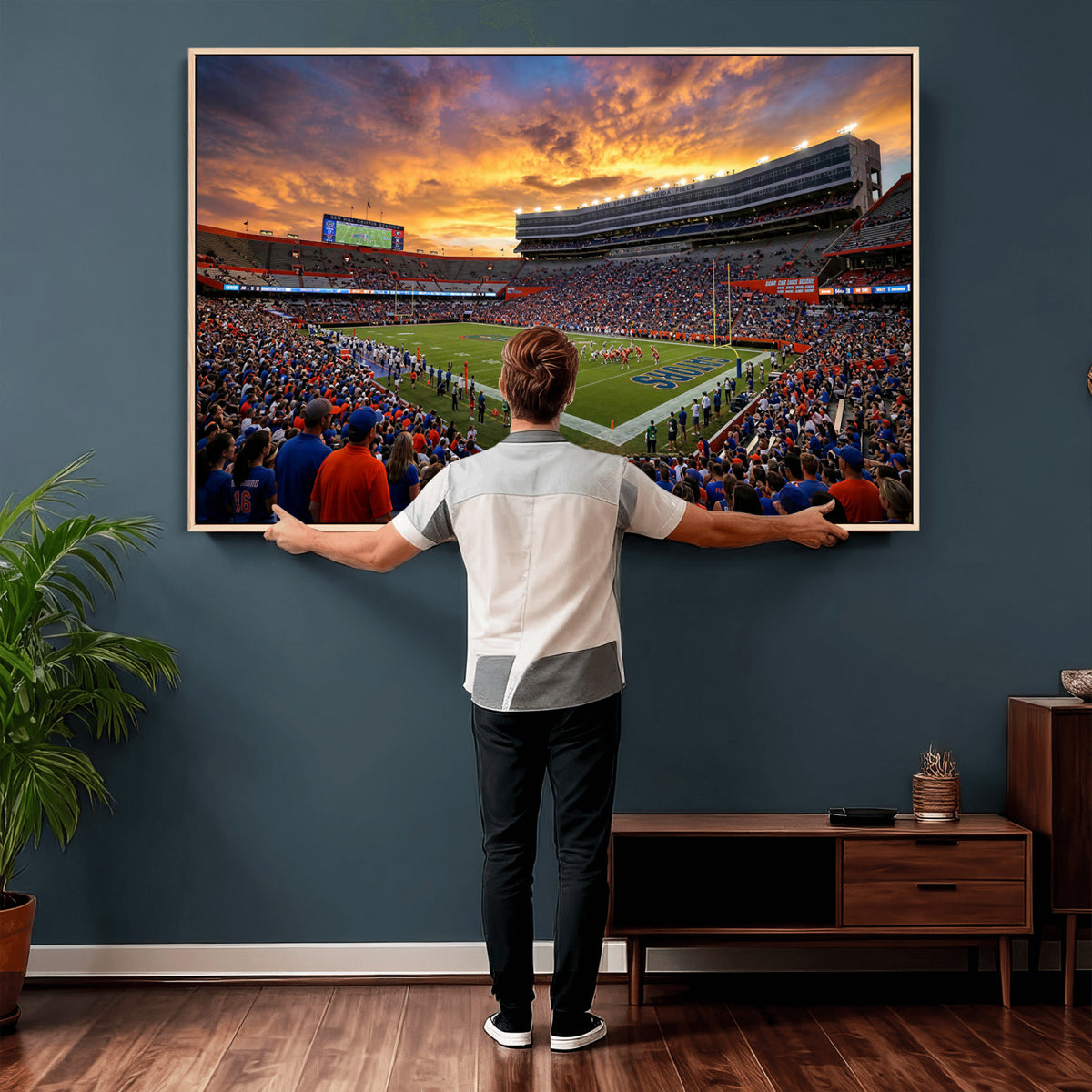 23829865-MGV-CV-36X24 - Stadium Wall Art Canvas Print