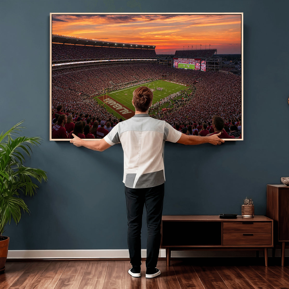 91782096-MGV-CV-36X24 - Stadium Wall Art Canvas Print