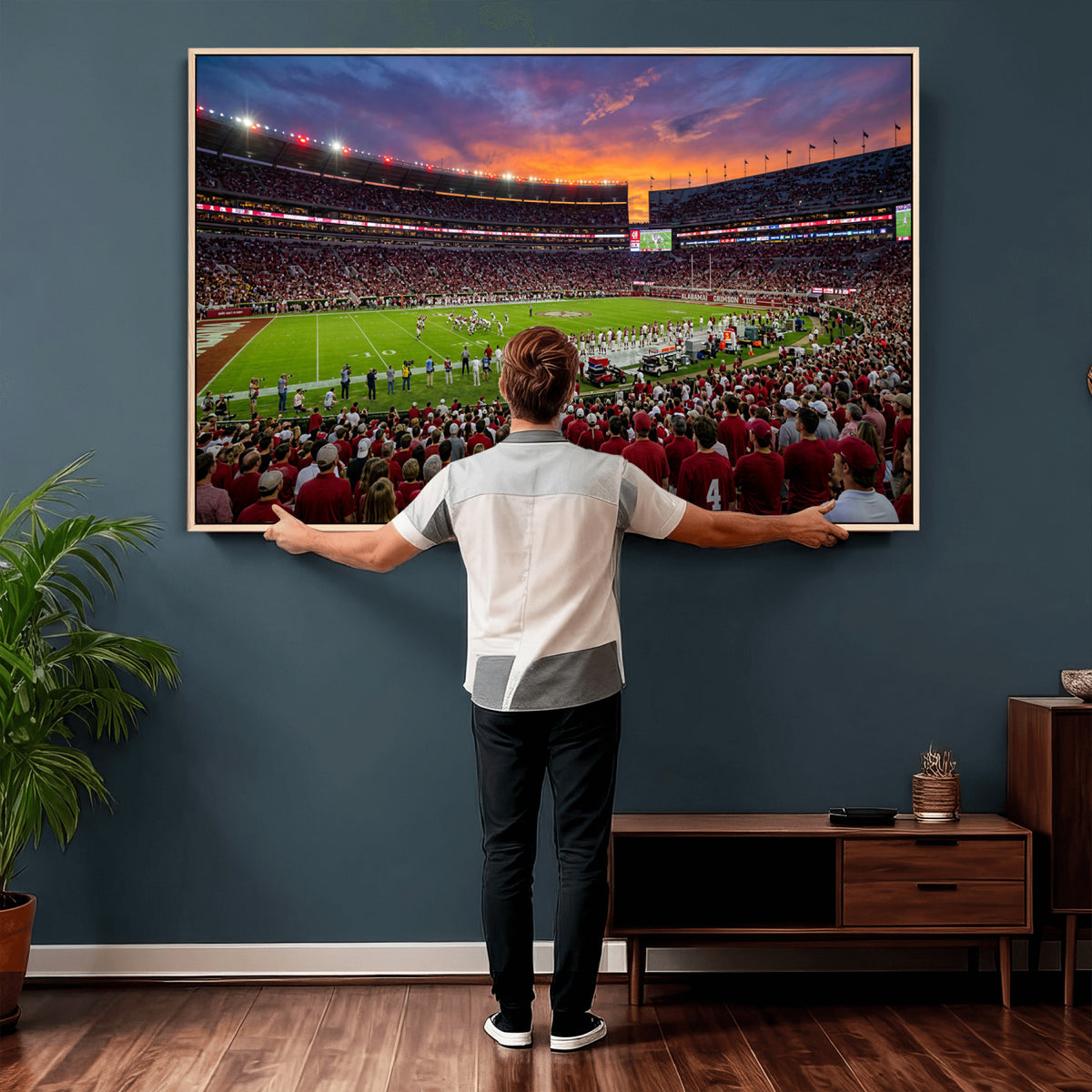 47822048-MGV-CV-36X24 - Stadium Wall Art Canvas Print