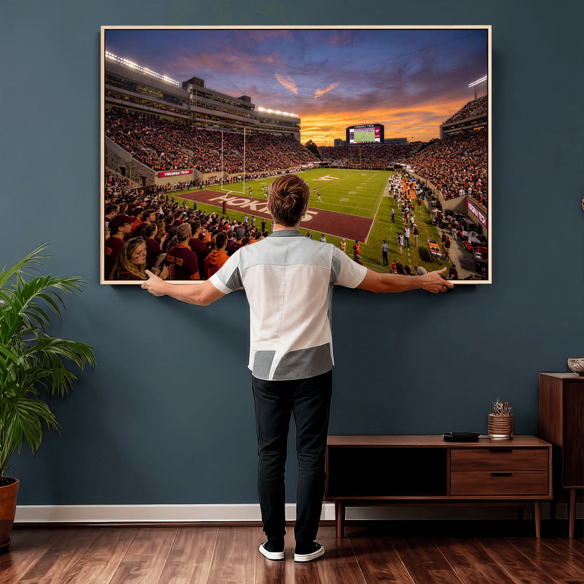 87141841-MGV-CV-36X24 - Stadium Wall Art Canvas Print