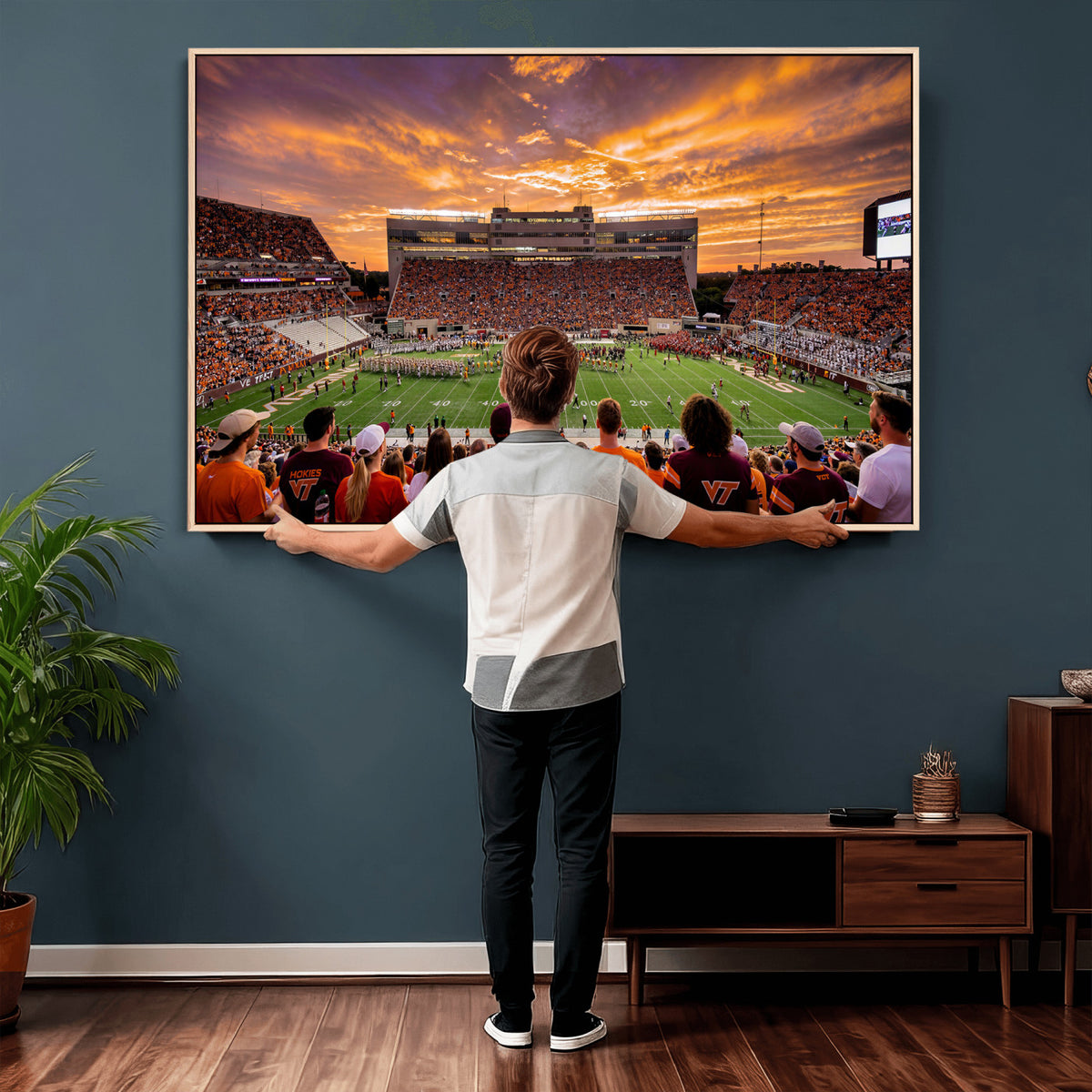 25873880-MGV-CV-36X24 - Stadium Wall Art Canvas Print