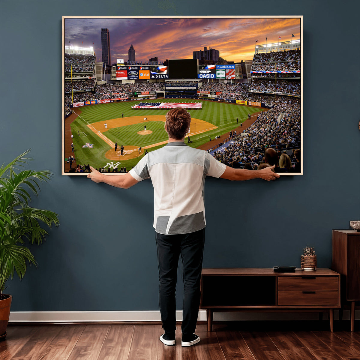 39000124-MGV-CV-36X24 - Stadium Wall Art Canvas Print