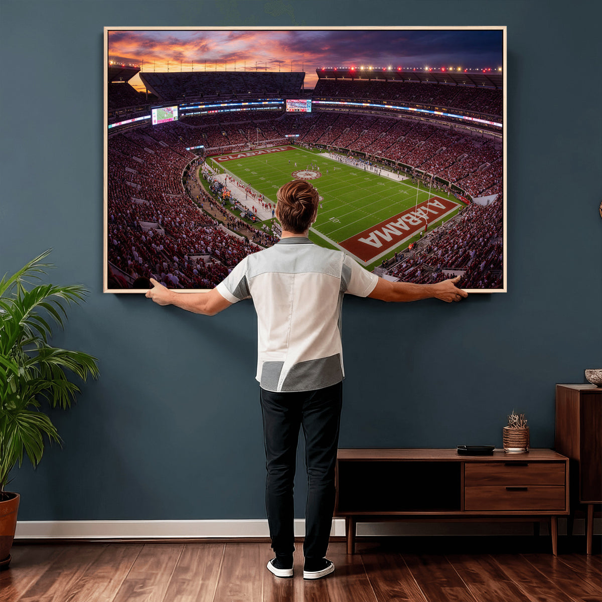 59537492-MGV-CV-36X24 - Stadium Wall Art Canvas Print