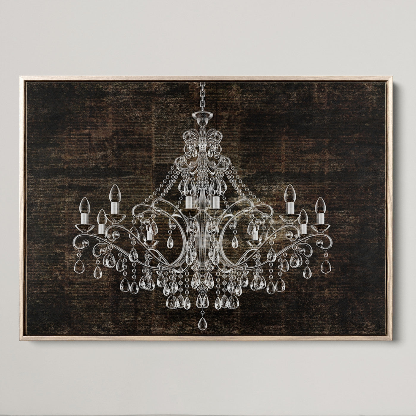 69434-MGV-CV-36X24-Rustic Chandelier Canvas Print