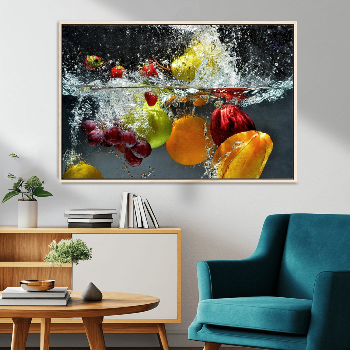 MGV-FC-36X24 - Kithen Vegetables World Wall Art Canvas Print
