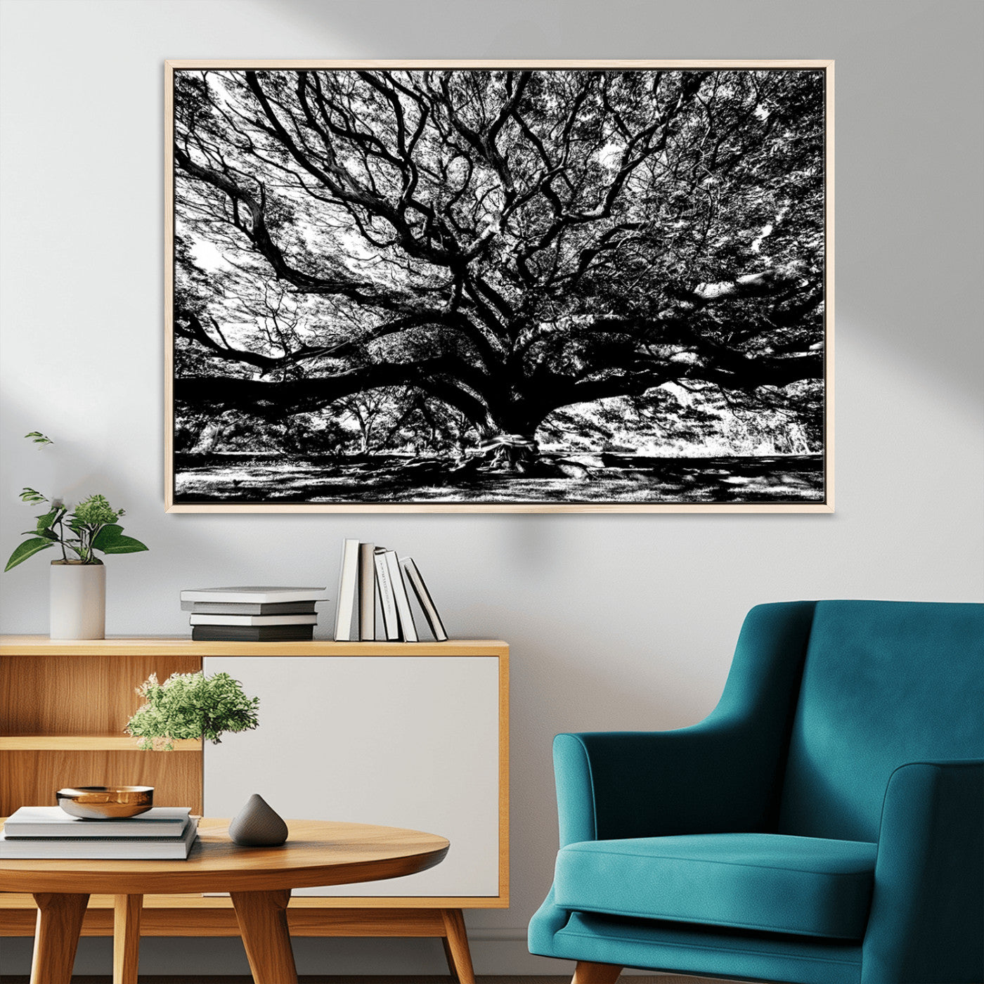 MGV-FC-36X24 - Mighty Angel Oak Wall Art | Angel Oak Tree Art Print