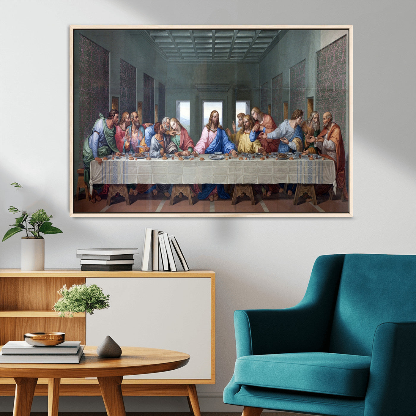 MGV-FC-36X24 - The Last Supper Multi Panel Canvas Wall Art