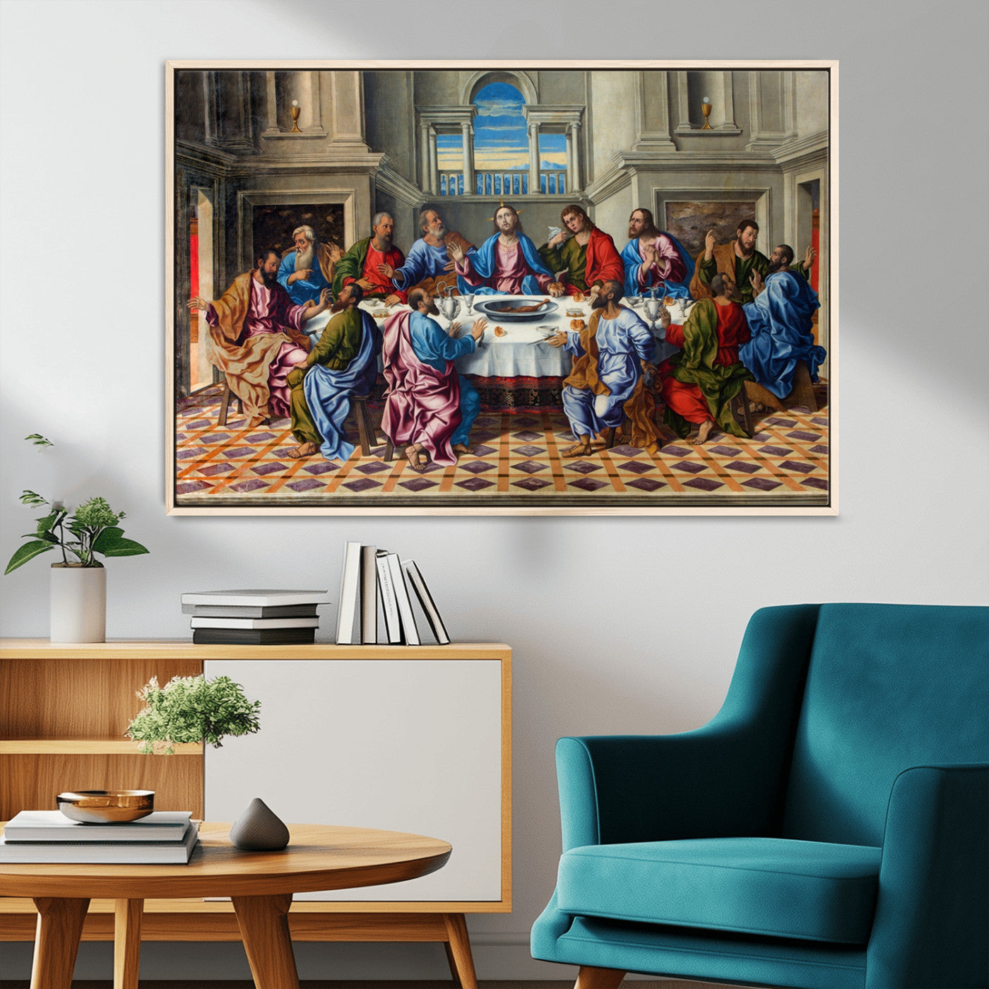 MGV-FC-36X24 - The Last Supper Multi Panel Canvas Wall Art