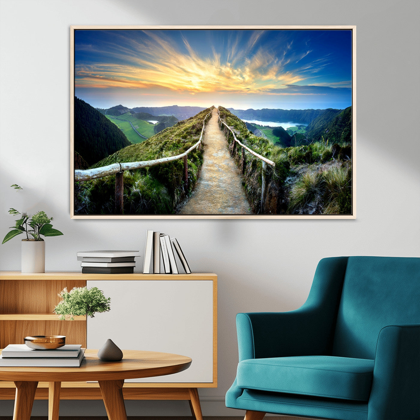 MGV-FC-36X24 - Mountain Landscape Wall Art Canvas Print