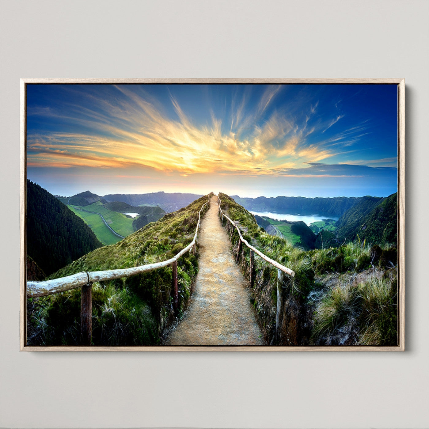 58887-MGV-CV-36X24-Mountain Landscape Wall Art Canvas Print