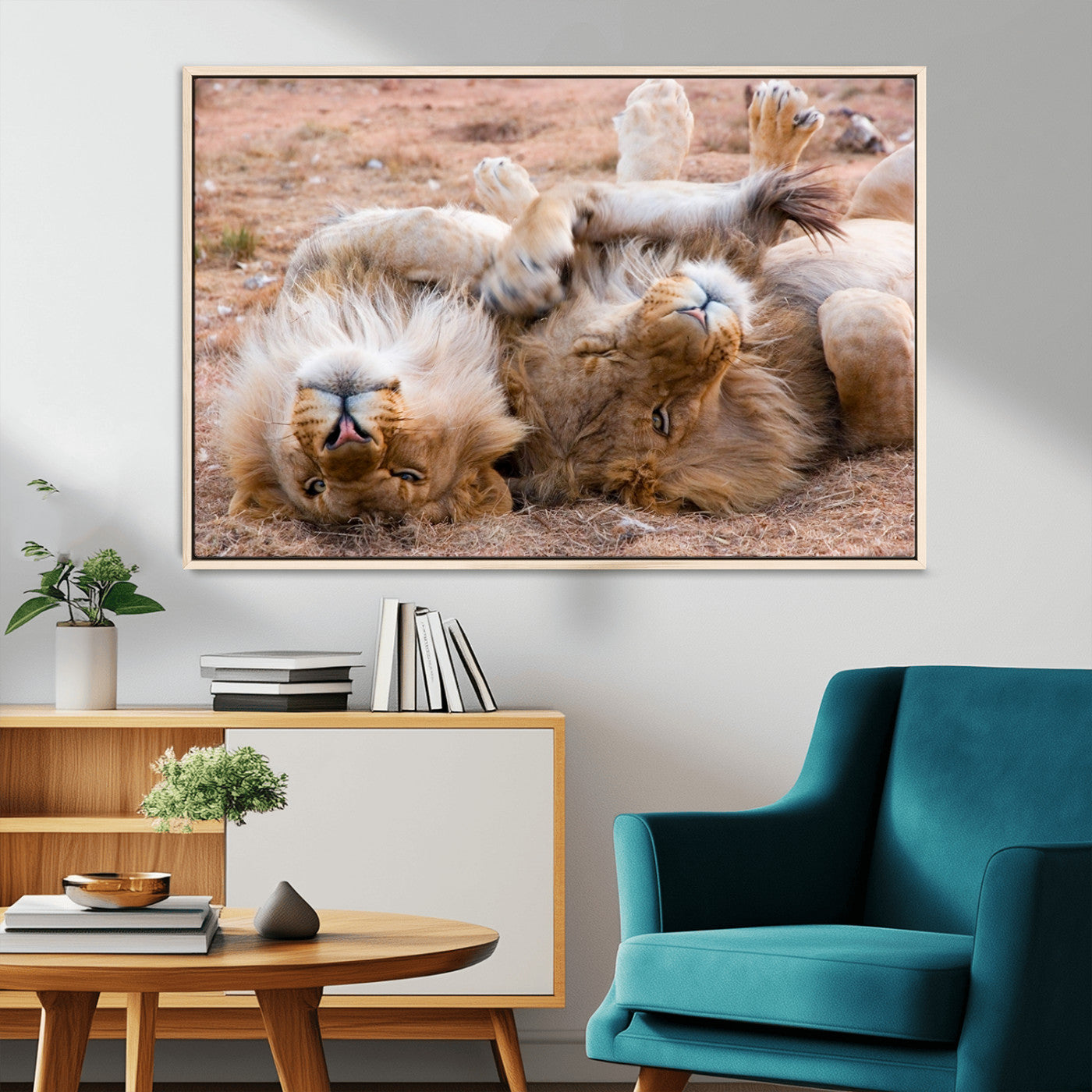 MGV-FC-36X24 - Animal Wall Art Lion Canvas Print