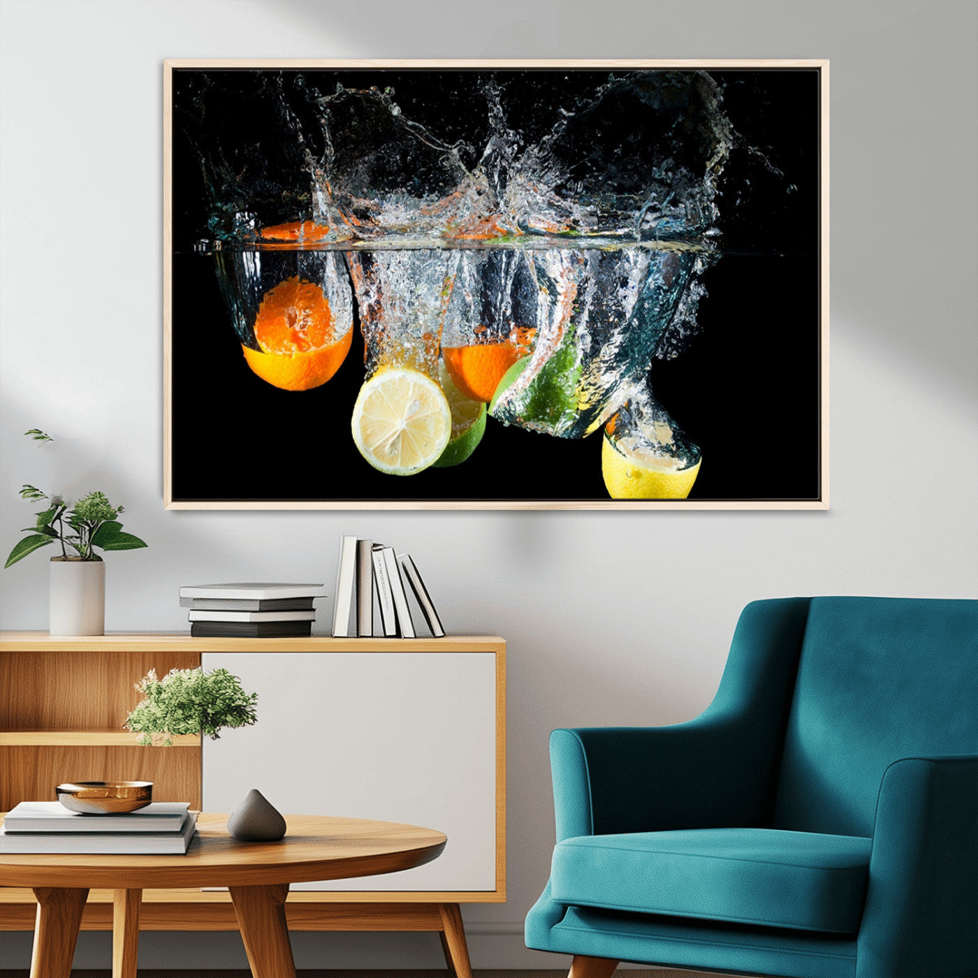 MGV-FC-36X24 - Kitchen Wall Art, Kitchen Fruits Art Canvas Print