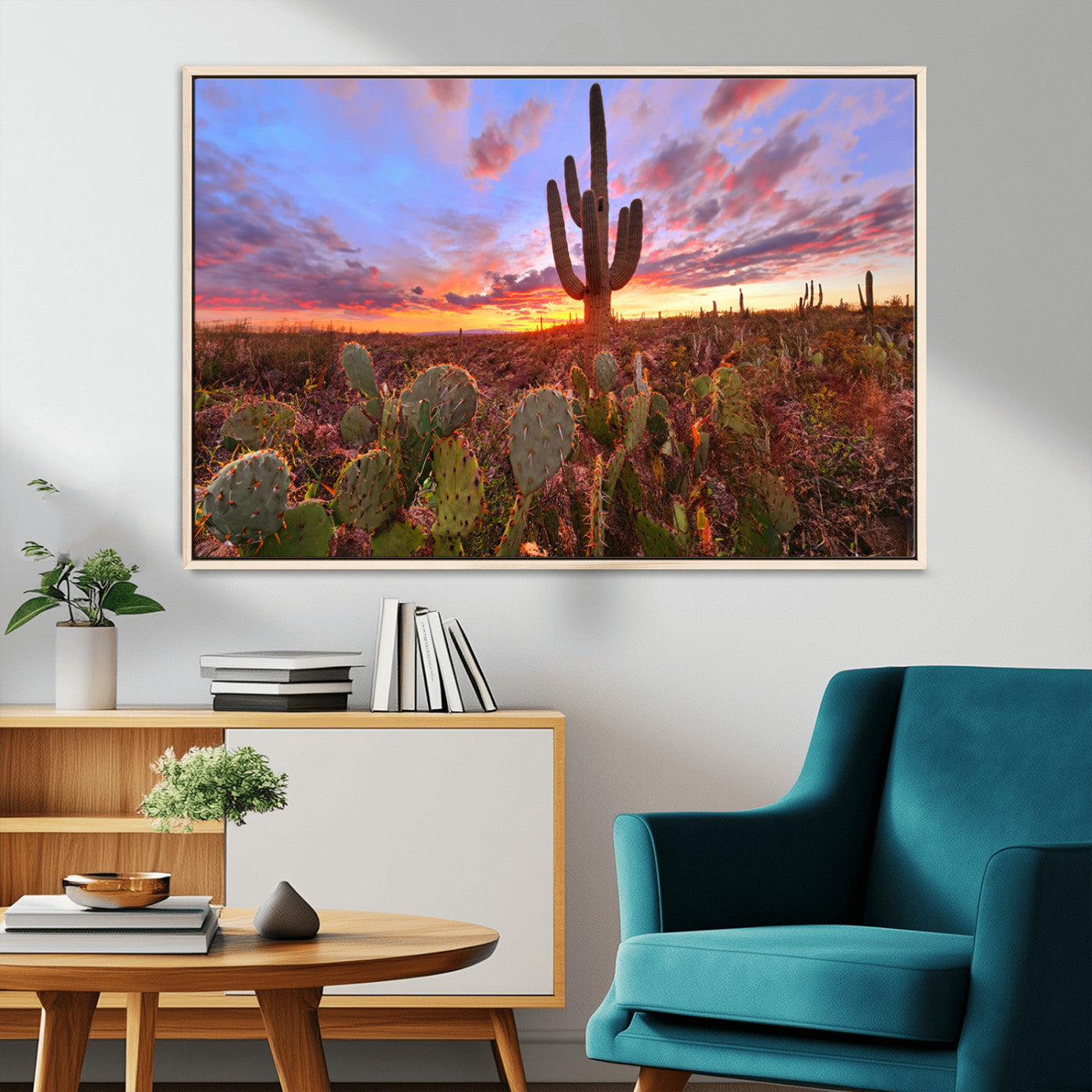 MGV-FC-36X24 - Arizona Desert Sunset Wall Art Canvas Print