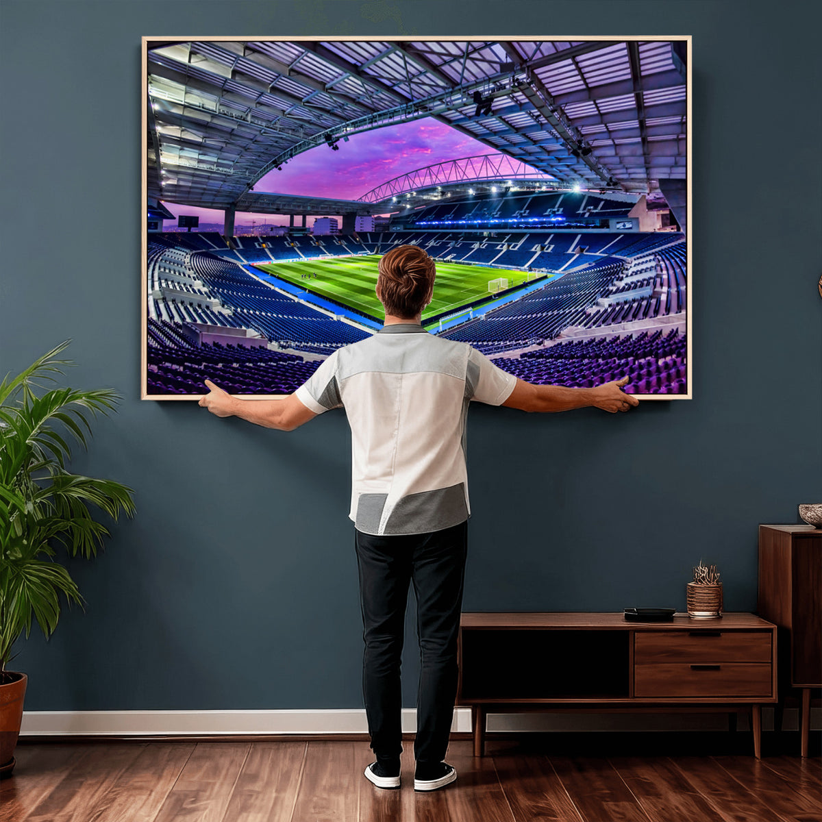 10851-MGV-CV-36X24 - FC Porto Soccer Team Print Canvas, Dragon Stadium Wall Art