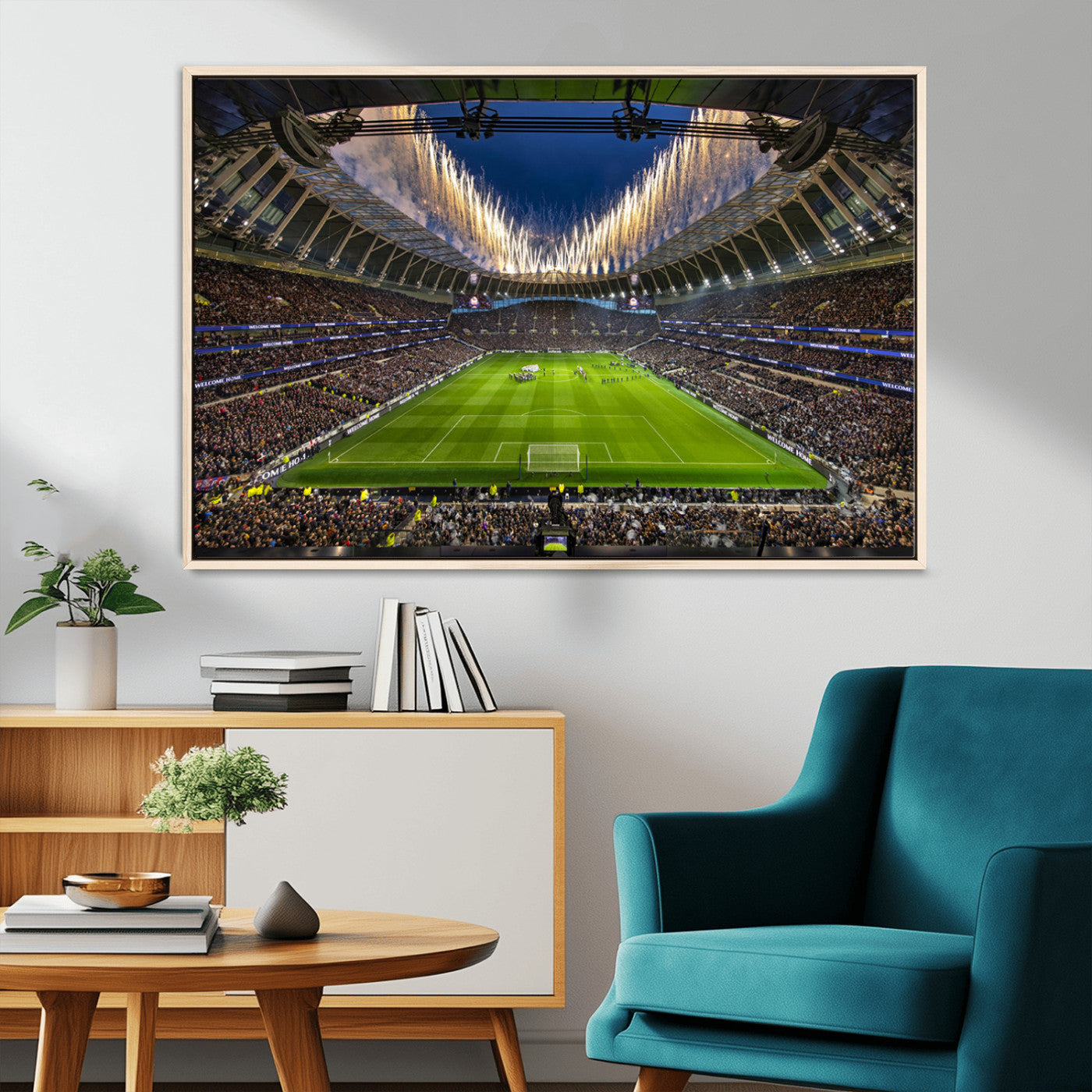 MGV-FC-36X24 - Tottenham Hotspur Football Team Print - London Tottenham Hotspur Stadium Wall Art Canvas Print