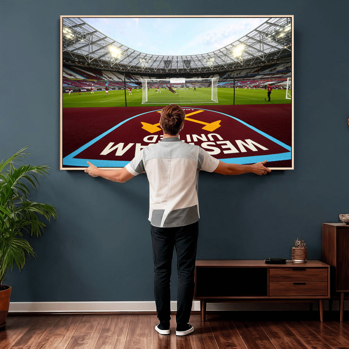 77367-MGV-CV-36X24 - West Ham United FC Stadium Canvas Wall Art, London Stadium