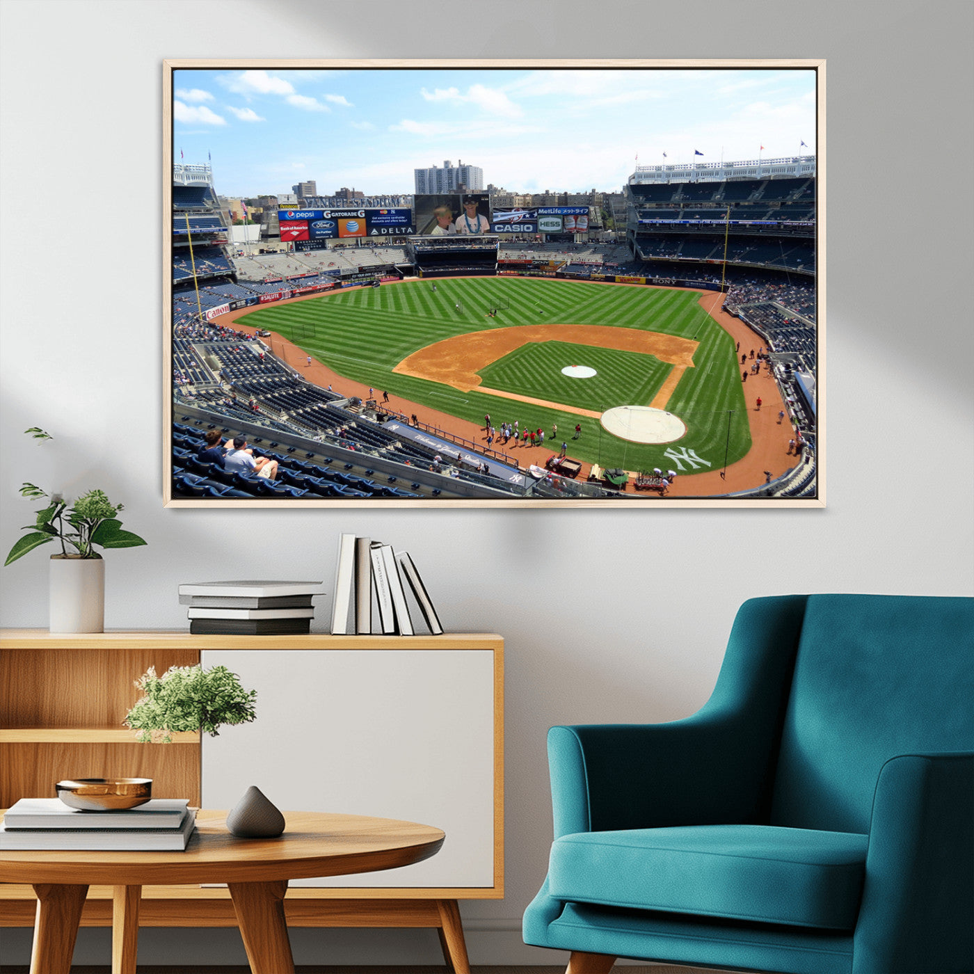 MGV-FC-36X24 - Buffalo Bills Stadium Wall Art - Buffalo Bills Decor- NFL Fans Gift, Perfect Sports Decor for Living
