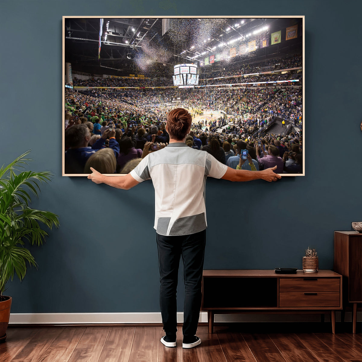 66251-MGV-CV-36X24 - Bridgestone Arena Wall Art Canvas, Nashville Predators