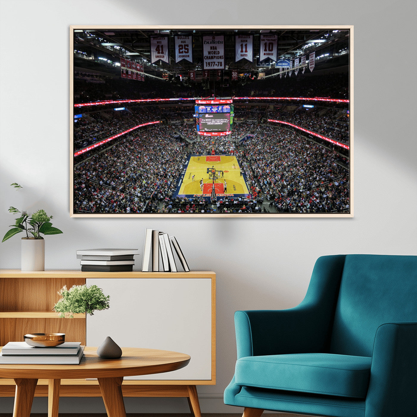 MGV-FC-36X24 - Capital One Arena Stadium Wall Art | Canvas Print | Ready to Hang | Washington D.C. Sports Decor