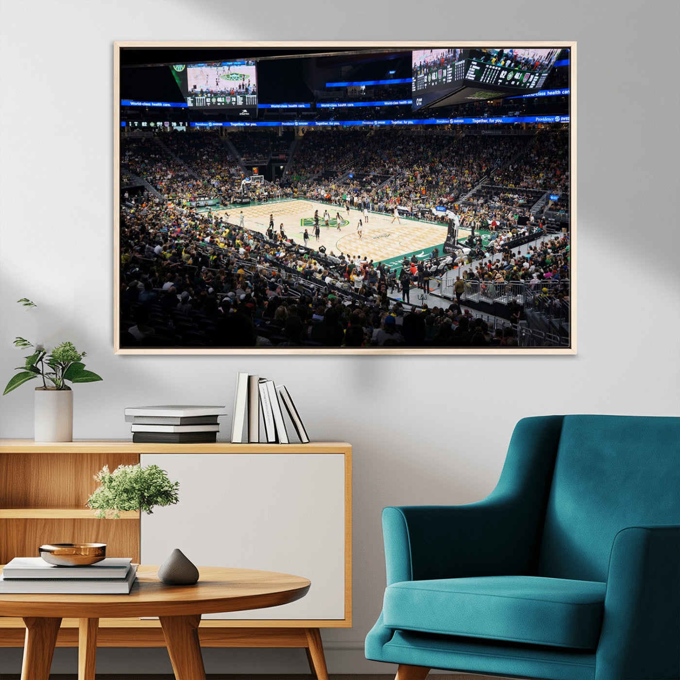 MGV-FC-36X24 - Climate Pledge Arena | Washington Seattle Kraken Hockey Stadium Wall Art | Canvas Print | Ready to