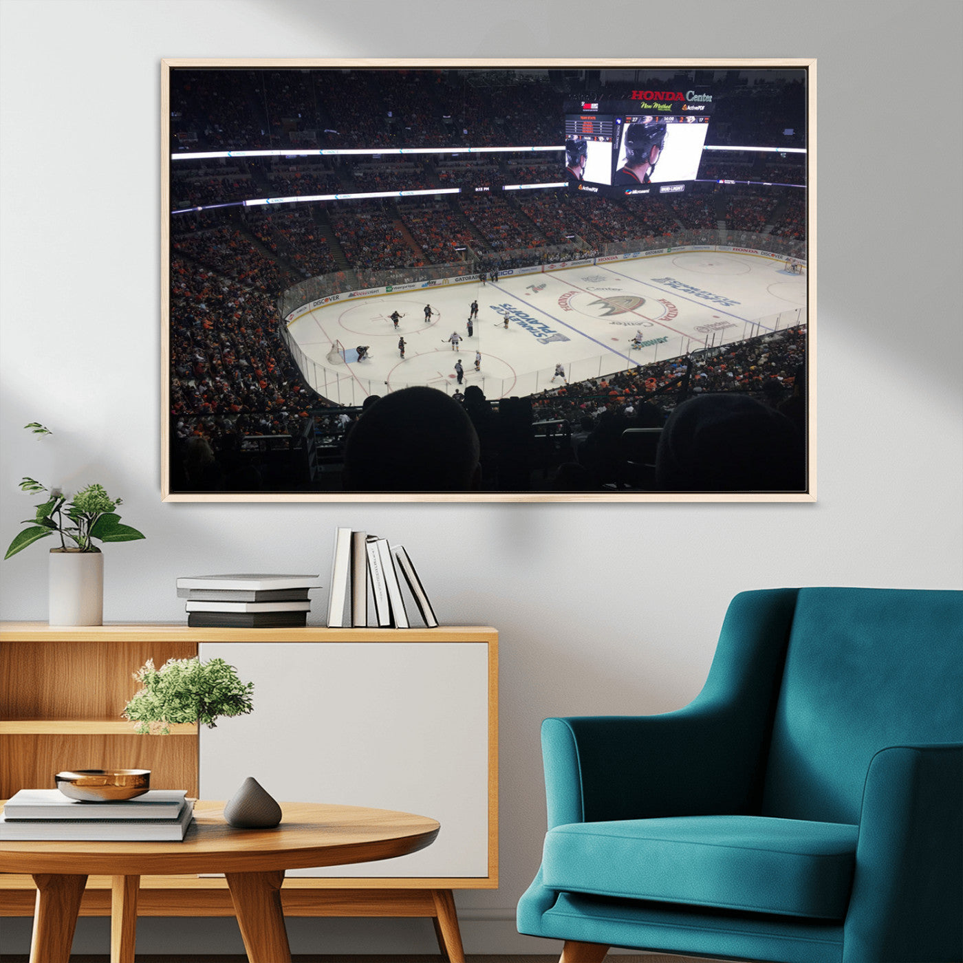 MGV-FC-36X24 - Honda Center California Anaheim Ducks Hockey Stadium Wall Art, Honda Center California Stadium Wall