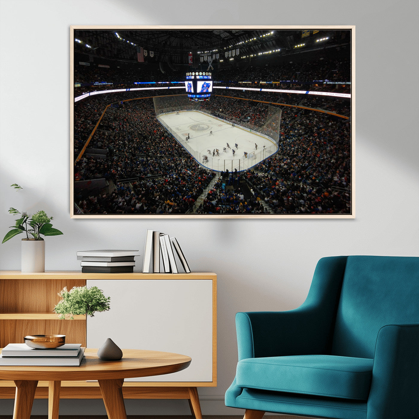MGV-FC-36X24 - KeyBank Center New York Buffalo Sabres Hockey Stadium Canvas Print Wall Art